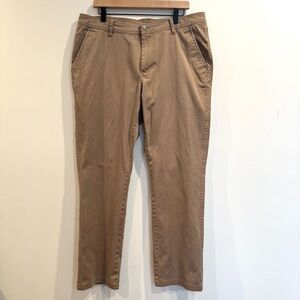 Columbia Men's 36W 32L Khaki Chinos Tan Cotton blend EUC